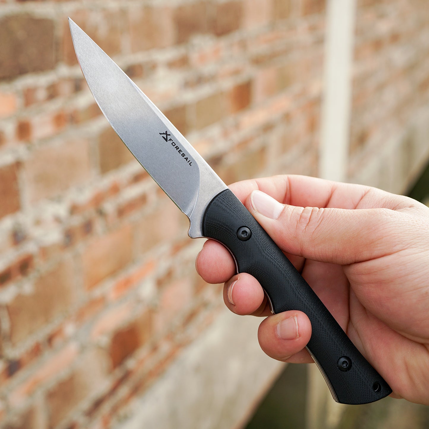 FORESAIL Fixed Blade Knife,3.86inch DC53 Steel Blade and G10 Handle,with Kydex Sheath,Fixed Blade EDC Tactical Knife for Men Women, Outdoor Hunting Hiking Survival Camping Knives.