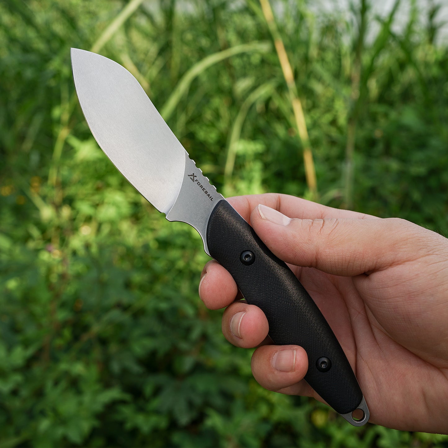 FORESAIL Fixed Blade Knife,DC53 Steel Blade and G10 Handle,with Kydex Sheath,Fixed Blade EDC Tactical Knife for Men Women, Outdoor Hunting Hiking Survival Camping Knives.
