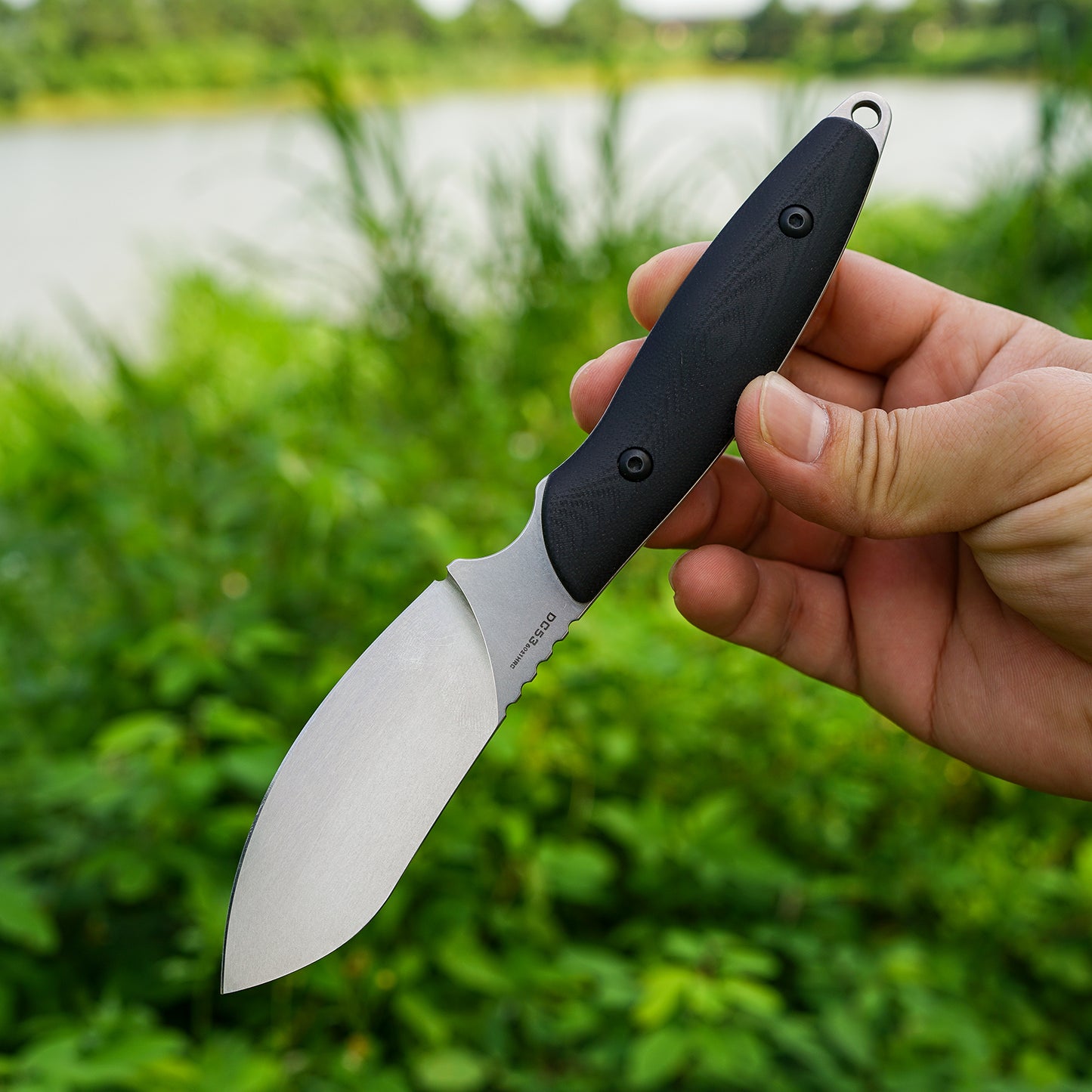 FORESAIL Fixed Blade Knife,DC53 Steel Blade and G10 Handle,with Kydex Sheath,Fixed Blade EDC Tactical Knife for Men Women, Outdoor Hunting Hiking Survival Camping Knives.