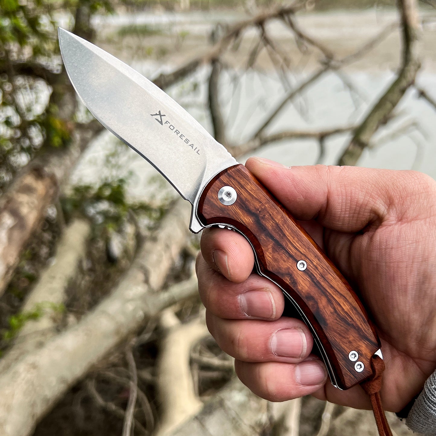 FORESAIL M390 Steel Flipper Pocket Knife