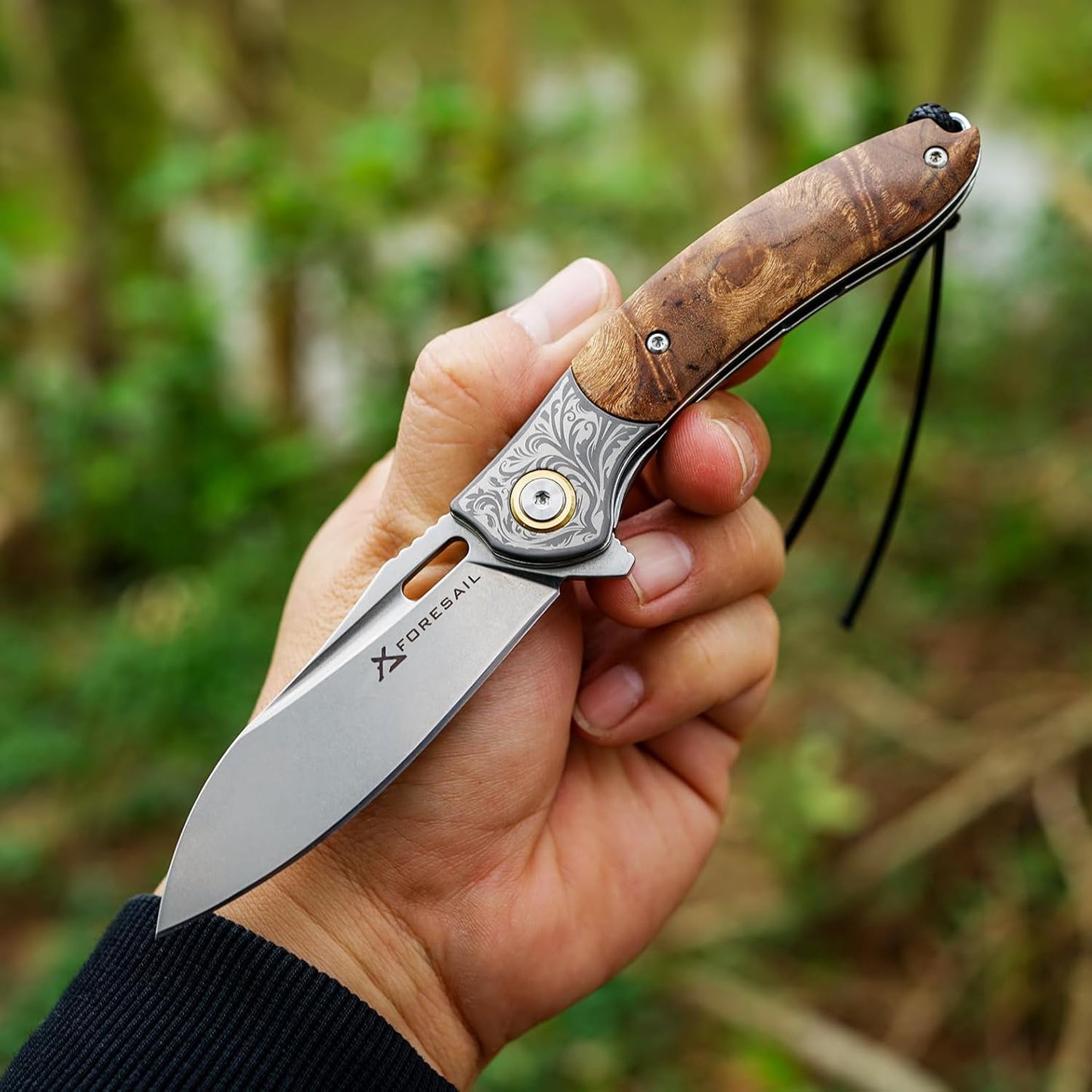 FORESAIL new M390 Steel Flipper Pocket Knife