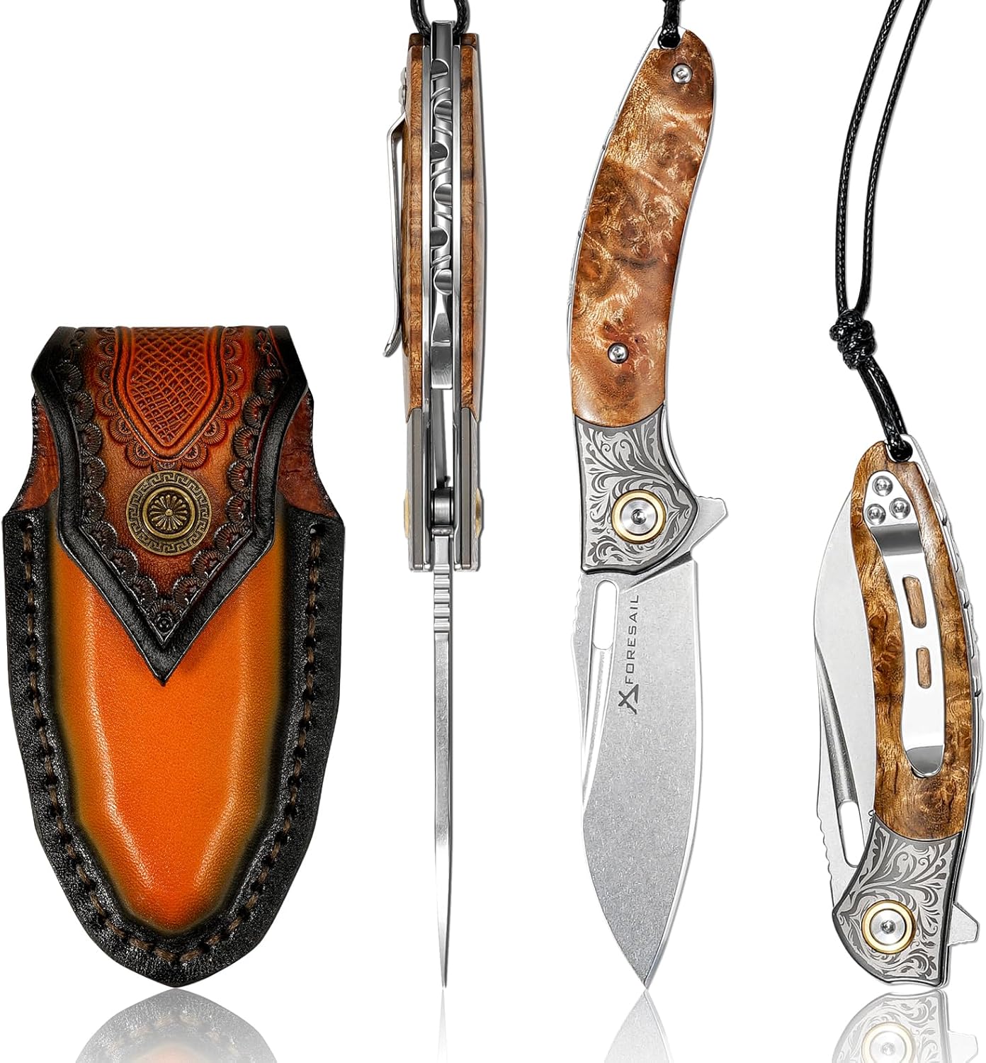 FORESAIL new M390 Steel Flipper Pocket Knife