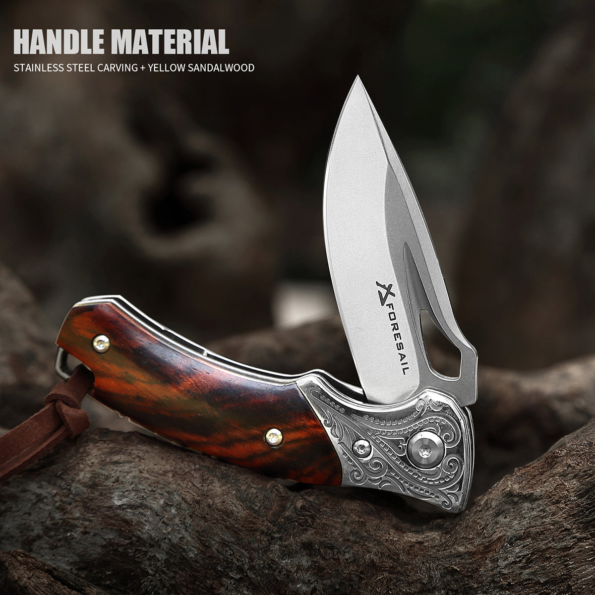 FORESAIL M390 Steel Flipper Pocket Knife