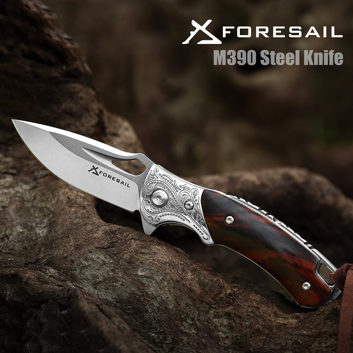 FORESAIL M390 Steel Flipper Pocket Knife